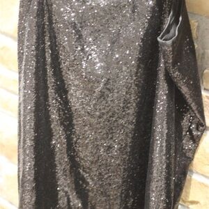 BB Dakota Sparkling Black Maxi Skirt